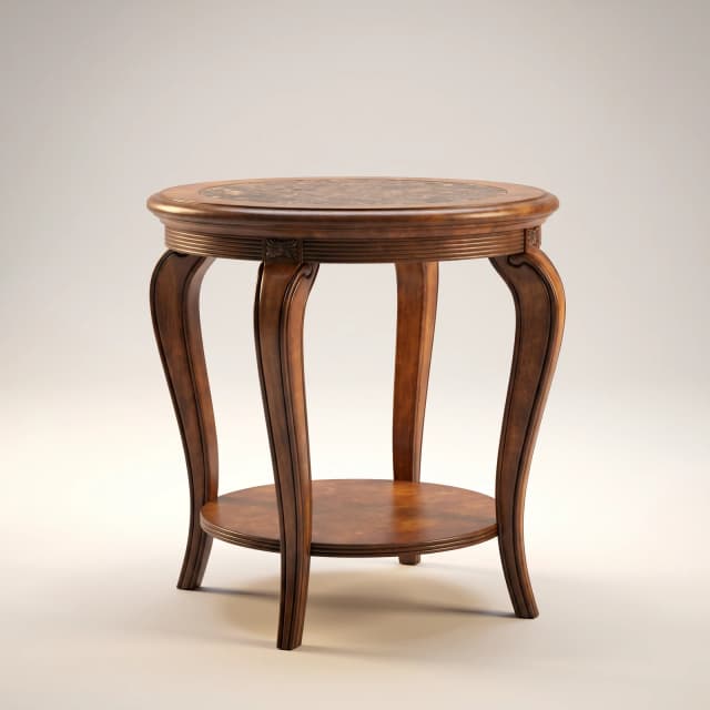 Rosewood Trellis Side Table made of teak wood, featuring intricate details and a classic Victorian design.