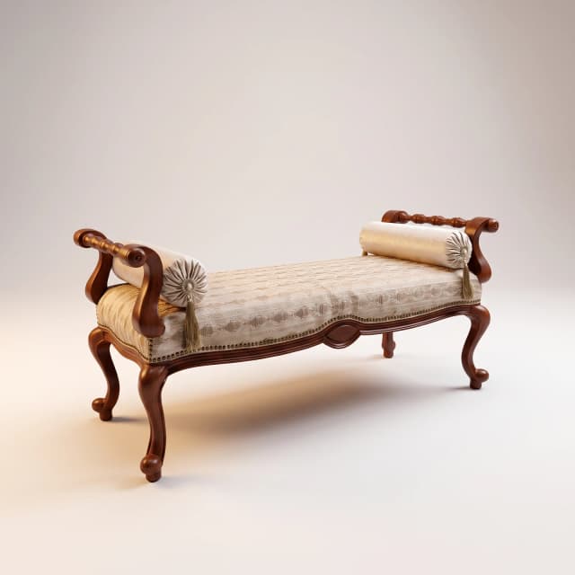 Azure Ottoman